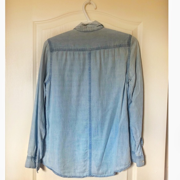 2/$40 Club Monaco Denim Shirt - Picture 2 of 2